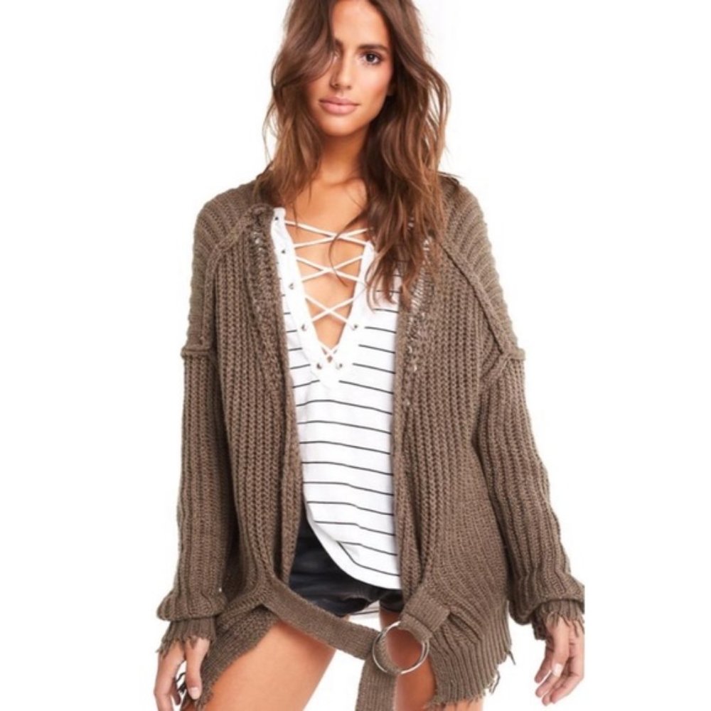 NEW Wildfox Citadel Wrap Cardigan Sweater
